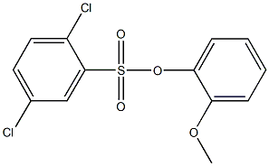 2-methoxyphenyl 2,5-dichlorobenzenesulfonate 구조식 이미지