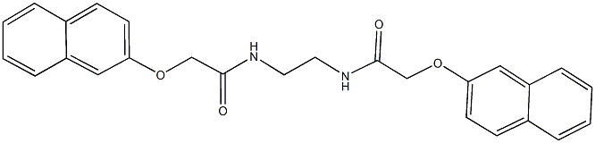 2-(2-naphthyloxy)-N-(2-{[(2-naphthyloxy)acetyl]amino}ethyl)acetamide 구조식 이미지