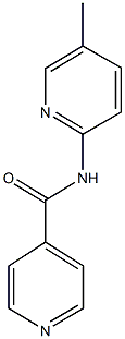 N-(5-methyl-2-pyridinyl)isonicotinamide 구조식 이미지