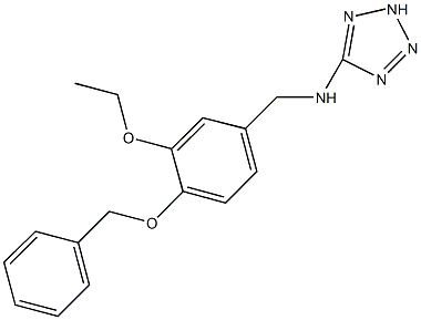 N-[4-(benzyloxy)-3-ethoxybenzyl]-N-(2H-tetraazol-5-yl)amine 구조식 이미지