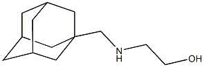 2-[(1-adamantylmethyl)amino]ethanol Structure