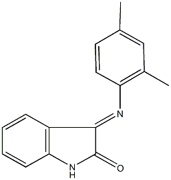 3-[(2,4-dimethylphenyl)imino]-1,3-dihydro-2H-indol-2-one 구조식 이미지