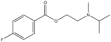 2-[isopropyl(methyl)amino]ethyl 4-fluorobenzoate 구조식 이미지