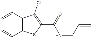 N-allyl-3-chloro-1-benzothiophene-2-carboxamide Structure