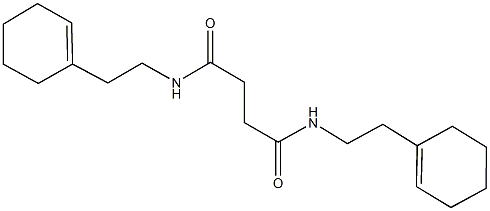 N~1~,N~4~-bis(2-cyclohex-1-en-1-ylethyl)succinamide 구조식 이미지