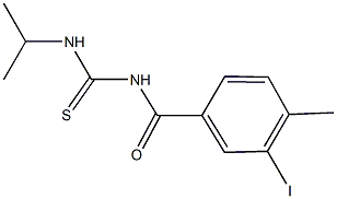 N-(3-iodo-4-methylbenzoyl)-N'-isopropylthiourea Structure