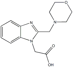 [2-(4-morpholinylmethyl)-1H-benzimidazol-1-yl]acetic acid Structure