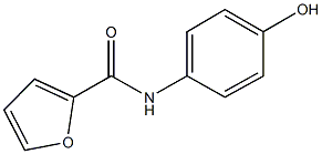 N-(4-hydroxyphenyl)-2-furamide 구조식 이미지