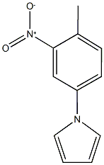 1-{3-nitro-4-methylphenyl}-1H-pyrrole Structure