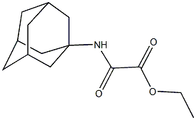 ethyl (1-adamantylamino)(oxo)acetate Structure