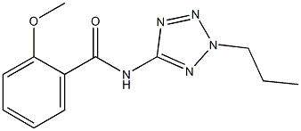 2-methoxy-N-(2-propyl-2H-tetraazol-5-yl)benzamide Structure