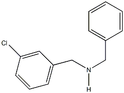 N-benzyl-N-(3-chlorobenzyl)amine 구조식 이미지
