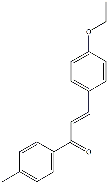 3-(4-ethoxyphenyl)-1-(4-methylphenyl)-2-propen-1-one 구조식 이미지