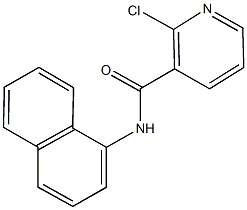 2-chloro-N-(1-naphthyl)nicotinamide Structure