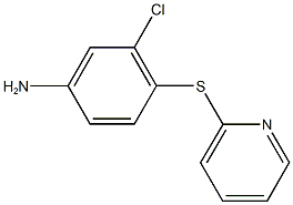 3-chloro-4-(2-pyridinylsulfanyl)phenylamine Structure