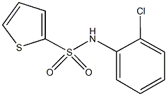 N-(2-chlorophenyl)-2-thiophenesulfonamide 구조식 이미지