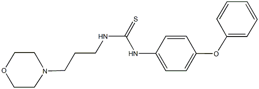 N-(3-morpholin-4-ylpropyl)-N'-(4-phenoxyphenyl)thiourea 구조식 이미지