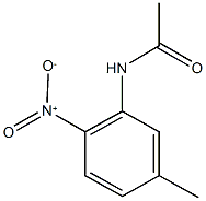 N-{2-nitro-5-methylphenyl}acetamide 구조식 이미지