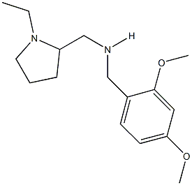(2,4-dimethoxyphenyl)-N-[(1-ethyl-2-pyrrolidinyl)methyl]methanamine 구조식 이미지