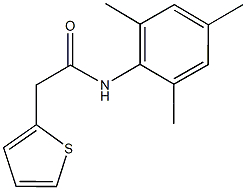 N-mesityl-2-(2-thienyl)acetamide 구조식 이미지