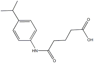 5-(4-isopropylanilino)-5-oxopentanoic acid 구조식 이미지