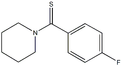 1-(4-fluorobenzothioyl)piperidine Structure