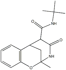 N-(tert-butyl)-9-methyl-11-oxo-8-oxa-10-azatricyclo[7.3.1.0~2,7~]trideca-2,4,6-triene-12-carboxamide Structure