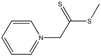 1-[2-(methylsulfanyl)-2-thioxoethyl]pyridinium Structure