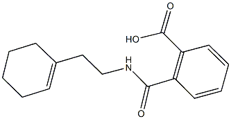 2-{[(2-cyclohex-1-en-1-ylethyl)amino]carbonyl}benzoic acid Structure