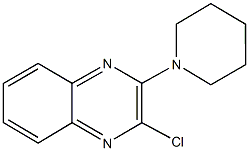 2-chloro-3-(1-piperidinyl)quinoxaline Structure