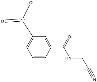 N-(cyanomethyl)-3-nitro-4-methylbenzamide Structure