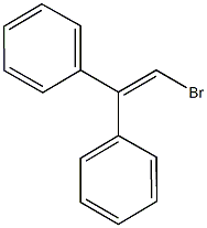 (2-bromo-1-phenylvinyl)benzene Structure