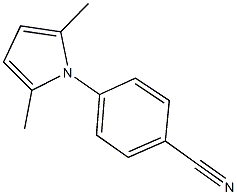 4-(2,5-dimethyl-1H-pyrrol-1-yl)benzonitrile Structure
