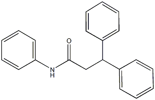 N,3,3-triphenylpropanamide Structure