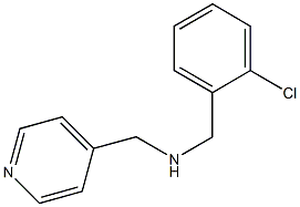 N-(2-chlorobenzyl)-N-(4-pyridinylmethyl)amine Structure