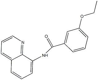 3-ethoxy-N-(8-quinolinyl)benzamide Structure