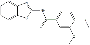 N-(1,3-benzothiazol-2-yl)-3,4-dimethoxybenzamide Structure