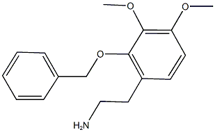 2-[2-(benzyloxy)-3,4-dimethoxyphenyl]ethanamine 구조식 이미지