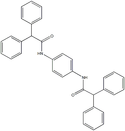 N-{4-[(diphenylacetyl)amino]phenyl}-2,2-diphenylacetamide 구조식 이미지