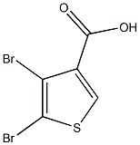 4,5-dibromo-3-thiophenecarboxylic acid Structure