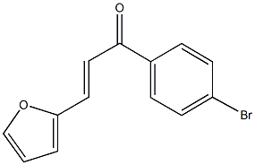 1-(4-bromophenyl)-3-(2-furyl)-2-propen-1-one Structure