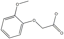 (2-methoxyphenoxy)acetate 구조식 이미지