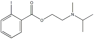 2-[isopropyl(methyl)amino]ethyl 2-iodobenzoate Structure