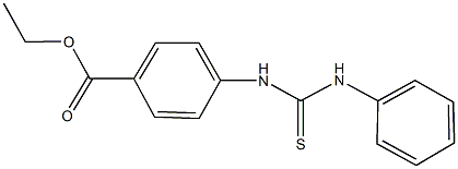 ethyl 4-[(anilinocarbothioyl)amino]benzoate 구조식 이미지