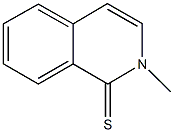 2-methyl-1(2H)-isoquinolinethione 구조식 이미지