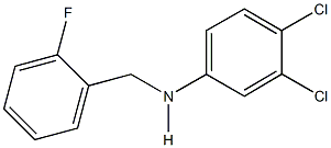 N-(3,4-dichlorophenyl)-N-(2-fluorobenzyl)amine 구조식 이미지