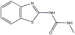 N-(1,3-benzothiazol-2-yl)-N'-methylurea 구조식 이미지