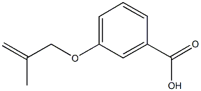 3-[(2-methyl-2-propenyl)oxy]benzoic acid 구조식 이미지