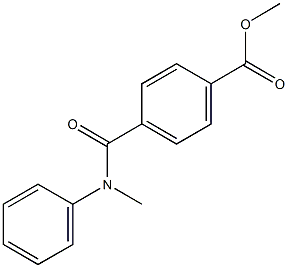 methyl 4-[(methylanilino)carbonyl]benzoate Structure