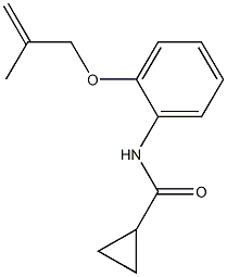 N-{2-[(2-methyl-2-propenyl)oxy]phenyl}cyclopropanecarboxamide 구조식 이미지